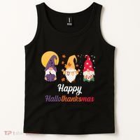 Halloween Thanksgiving Christmas Holiday Gnomes Tank Top thumb 2