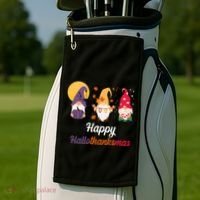 Halloween Thanksgiving Christmas Holiday Gnomes Golf Towel thumb 2