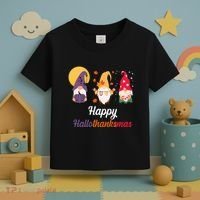 Halloween Thanksgiving Christmas Holiday Gnomes Toddler T-Shirt thumb 3
