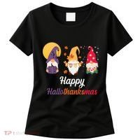 Halloween Thanksgiving Christmas Holiday Gnomes Women's T-Shirt thumb 0