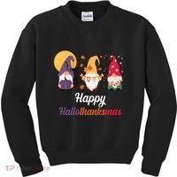 Halloween Thanksgiving Christmas Holiday Gnomes Kids Sweatshirt thumb 0
