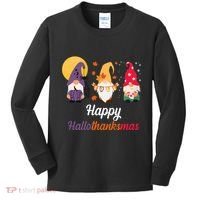 Halloween Thanksgiving Christmas Holiday Gnomes Kids Long Sleeve Shirt thumb 0