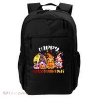 Halloween Thanksgiving Christmas Happy HalloThanksMas Gnomes Backpack thumb 0