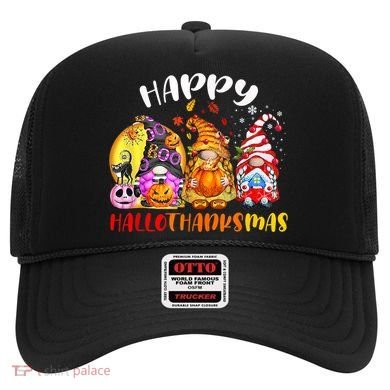 Halloween Thanksgiving Christmas Happy HalloThanksMas Gnomes Hat
