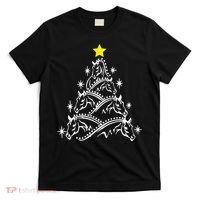Horse Tree Christmas Horses Xmas Gifts T-Shirt thumb 0