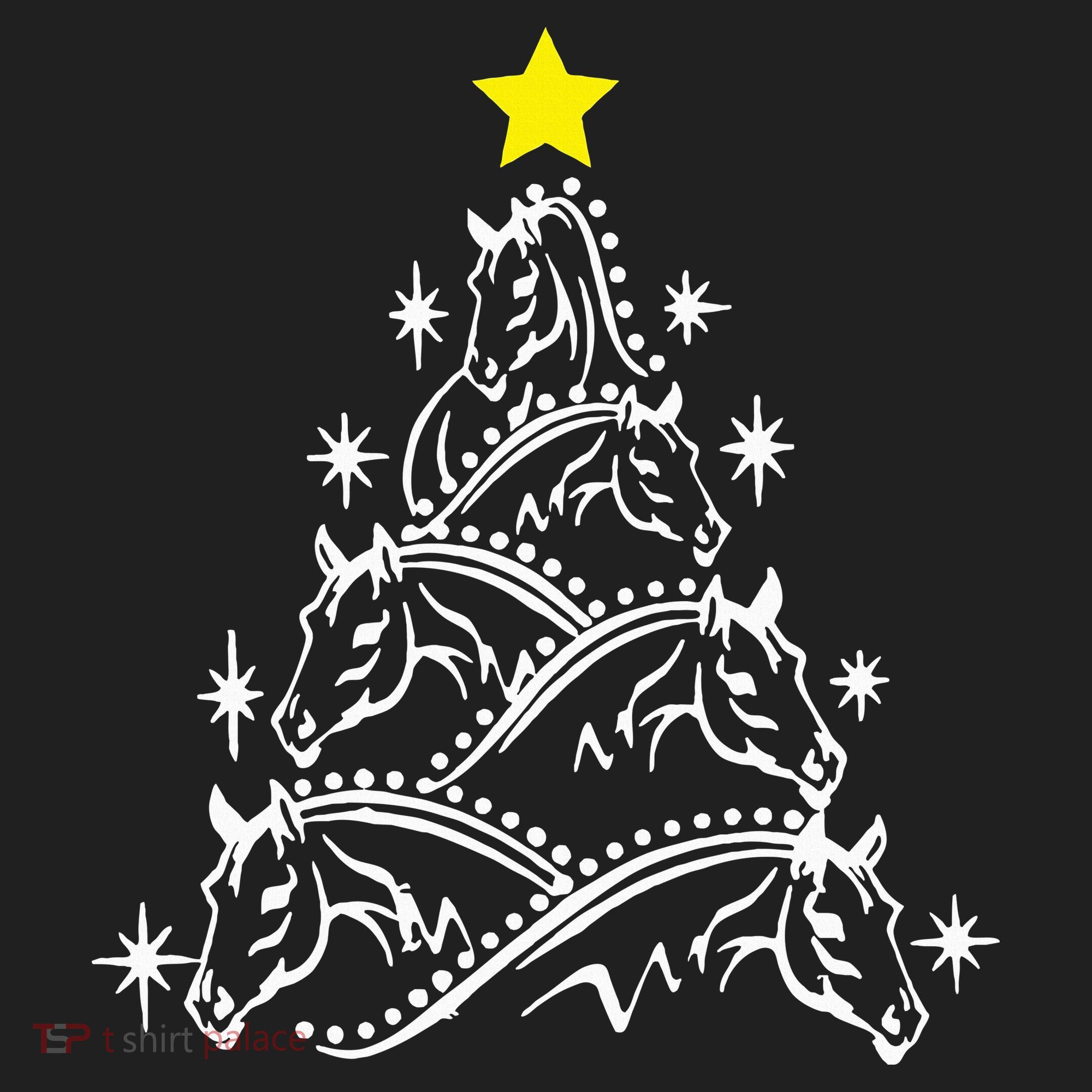 Horse Tree Christmas Horses Xmas Gifts Beanie