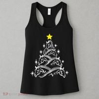 Horse Tree Christmas Horses Xmas Gifts Women's Tank Top thumb 3