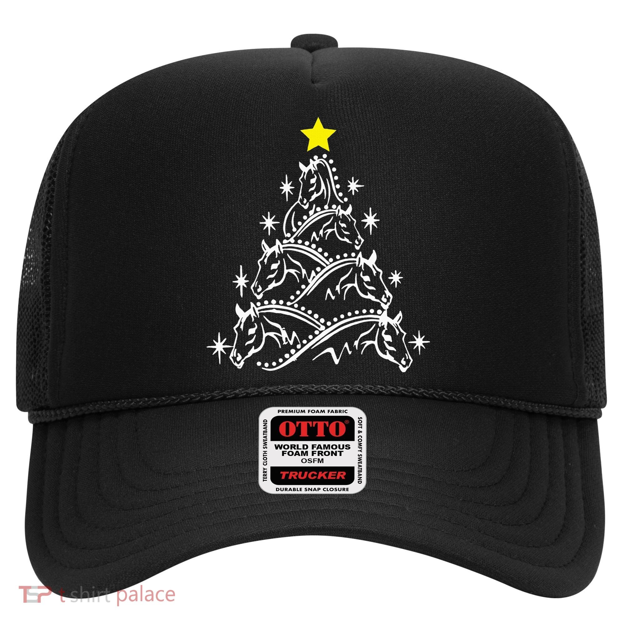 Horse Tree Christmas Horses Xmas Gifts Hat