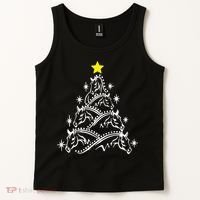 Horse Tree Christmas Horses Xmas Gifts Tank Top thumb 2