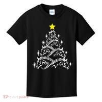 Horse Tree Christmas Horses Xmas Gifts Kids T-Shirt thumb 0