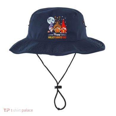 Halloween Thanksgiving Christmas Happy HalloThanksMas Gnomes Bucket Hat