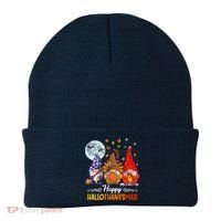 Halloween Thanksgiving Christmas Happy HalloThanksMas Gnomes Beanie thumb 0