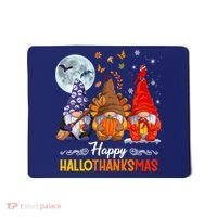 Halloween Thanksgiving Christmas Happy HalloThanksMas Gnomes Mousepad thumb 0