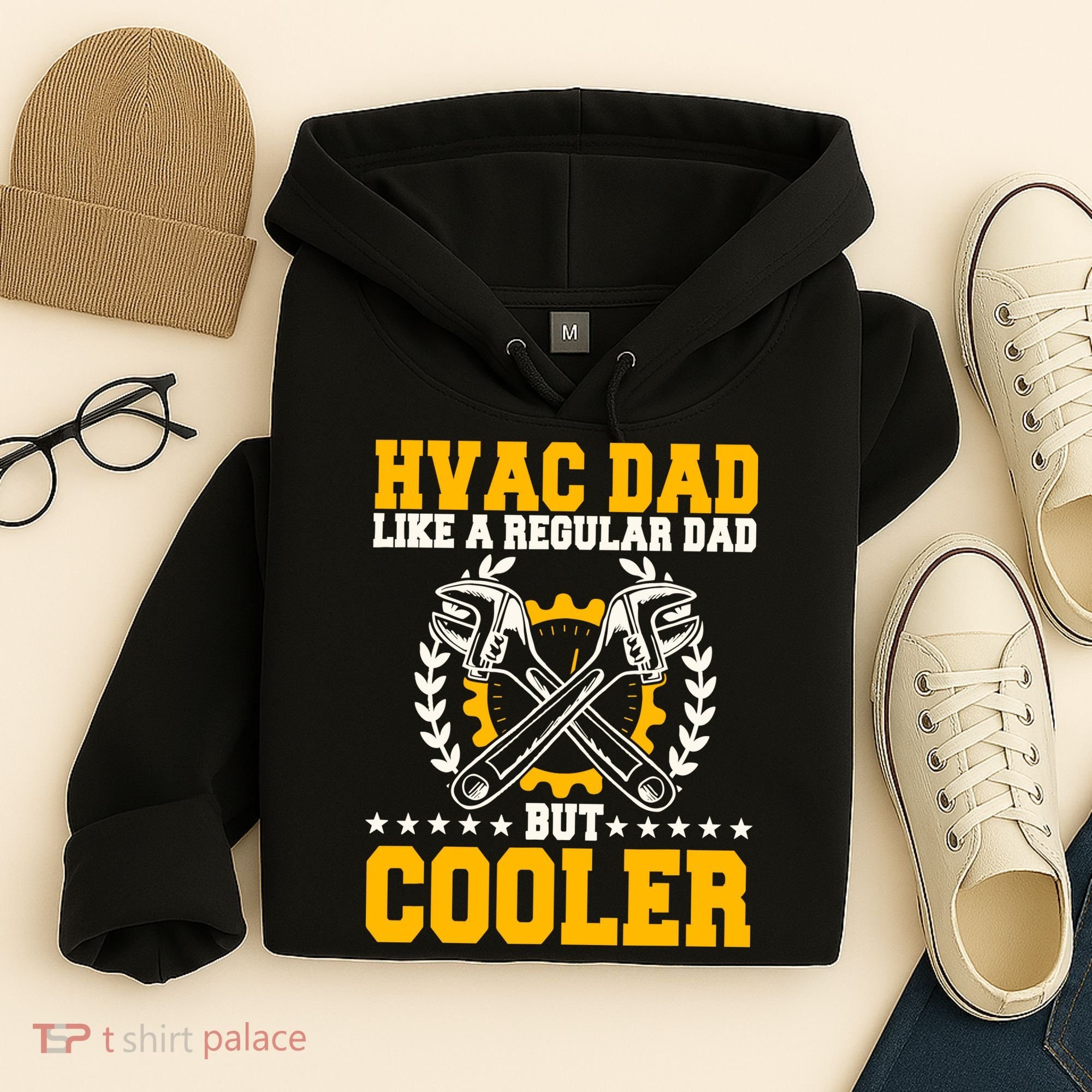 Hvac Technician Dad Mechanic Work Tech Service FatherS Day Hoodie