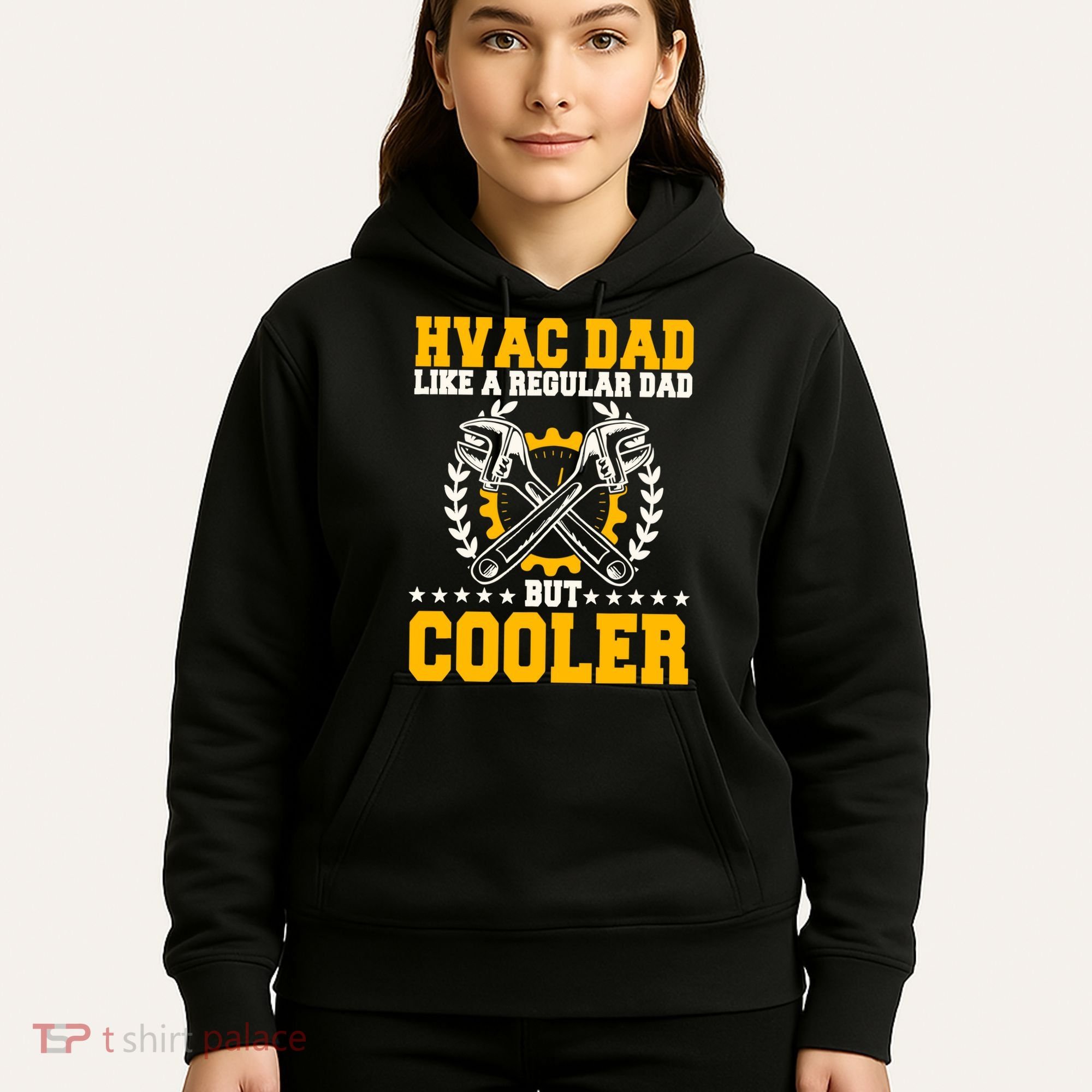 Hvac Technician Dad Mechanic Work Tech Service FatherS Day Hoodie