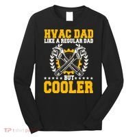 Hvac Technician Dad Mechanic Work Tech Service FatherS Day Long Sleeve Shirt thumb 0