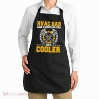 Hvac Technician Dad Mechanic Work Tech Service FatherS Day Apron thumb 2