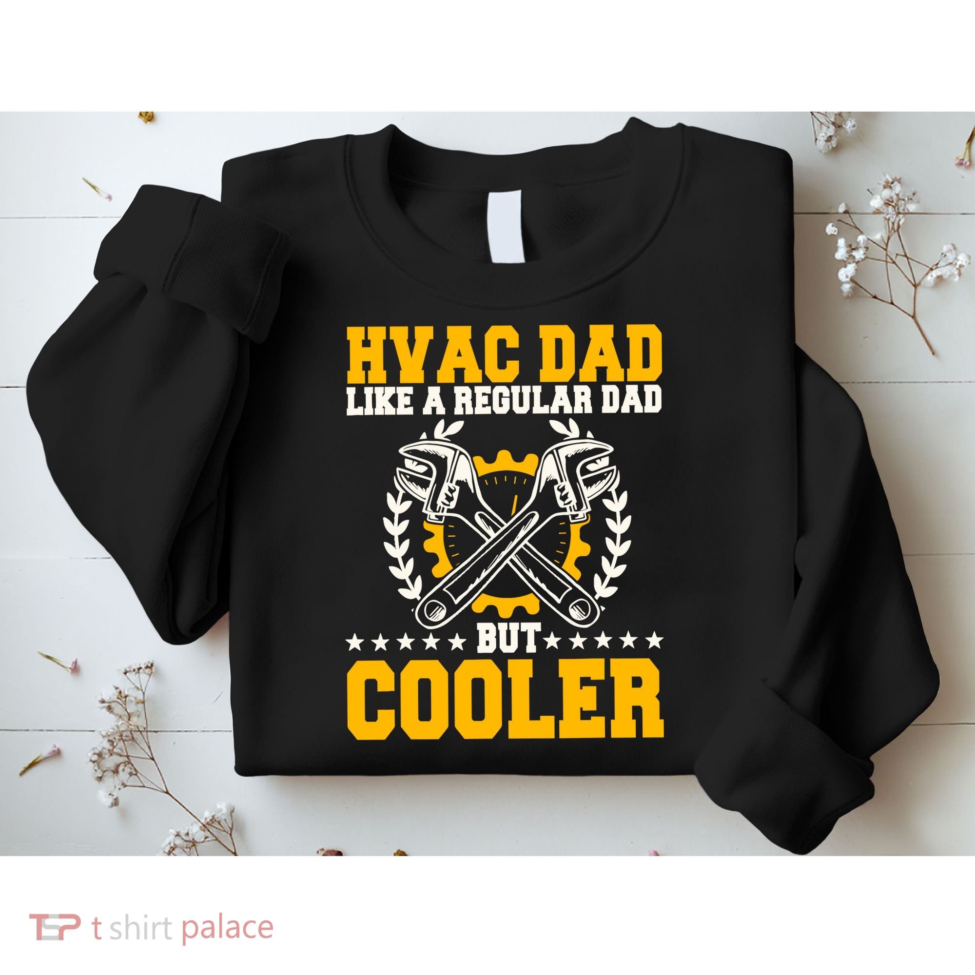 Hvac Technician Dad Mechanic Work Tech Service FatherS Day Sweatshirt