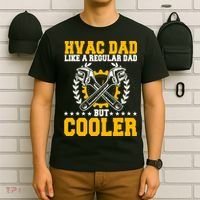Hvac Technician Dad Mechanic Work Tech Service FatherS Day T-Shirt thumb 6