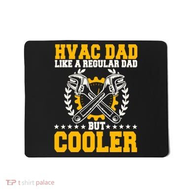 Hvac Technician Dad Mechanic Work Tech Service FatherS Day Mousepad
