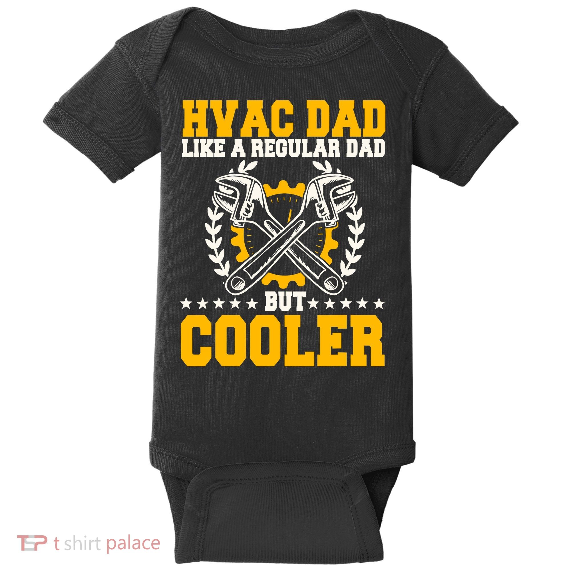 Hvac Technician Dad Mechanic Work Tech Service FatherS Day Baby Bodysuit