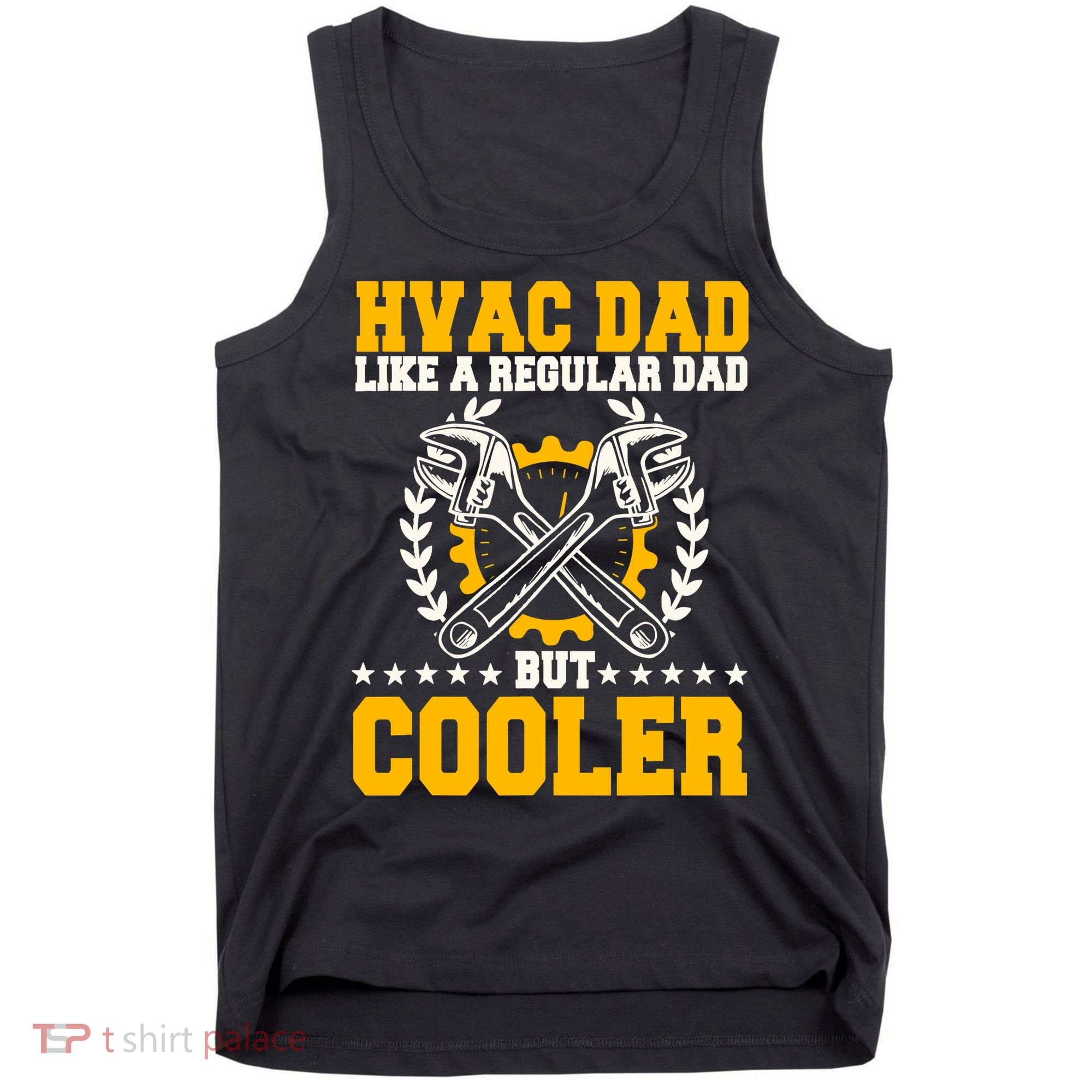 Hvac Technician Dad Mechanic Work Tech Service FatherS Day Tank Top
