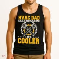 Hvac Technician Dad Mechanic Work Tech Service FatherS Day Tank Top thumb 3