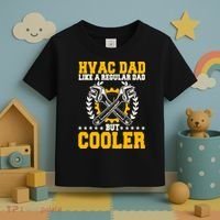Hvac Technician Dad Mechanic Work Tech Service FatherS Day Toddler T-Shirt thumb 3