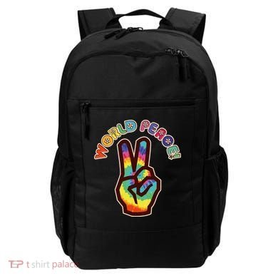 Hippy Tie Dye World Peace Backpack