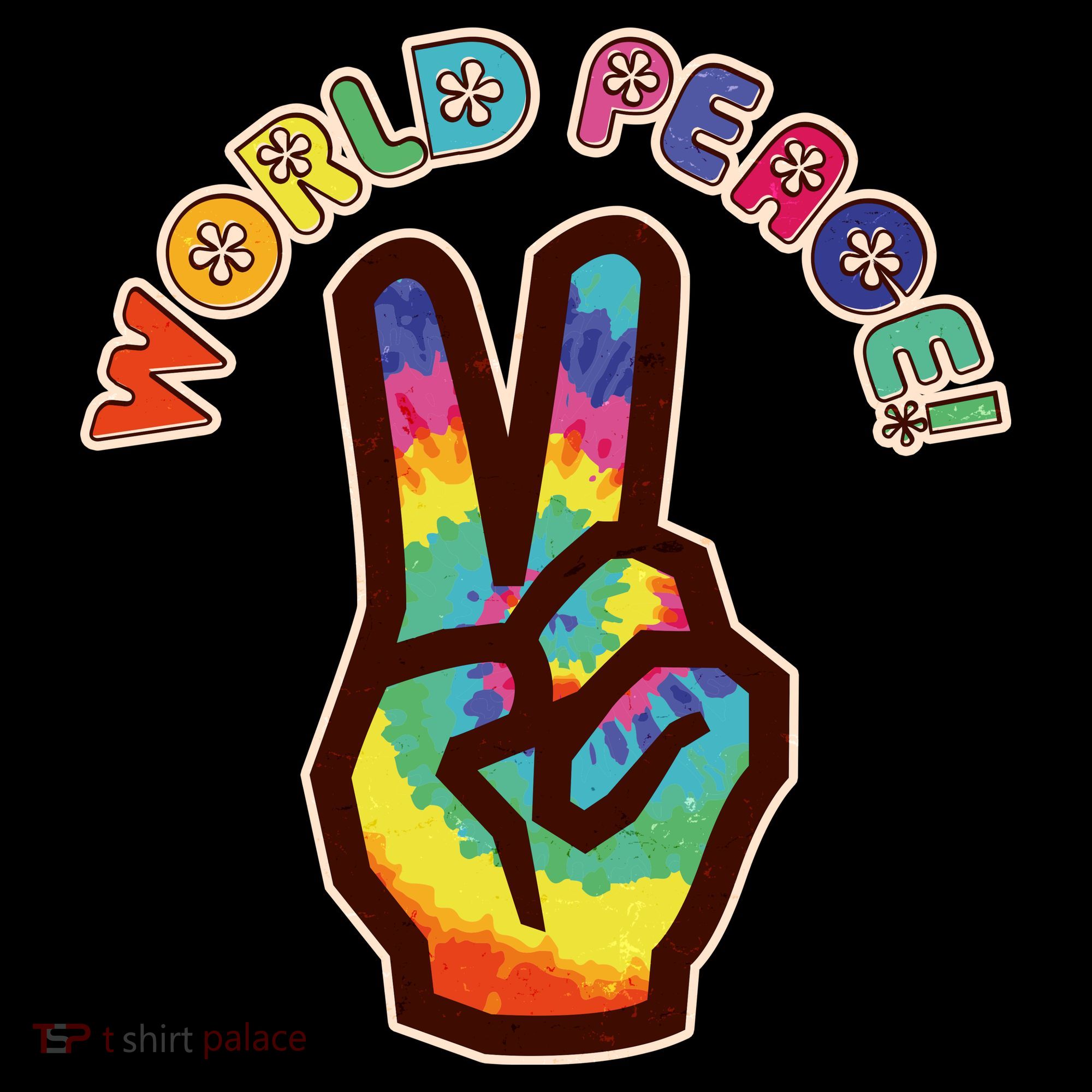 Hippy Tie Dye World Peace Backpack