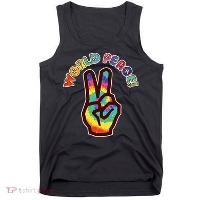 Hippy Tie Dye World Peace Tank Top