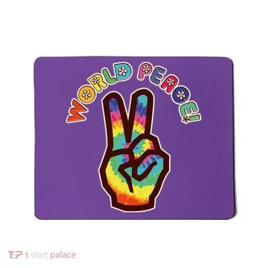 Hippy Tie Dye World Peace Mousepad