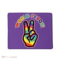 Hippy Tie Dye World Peace Mousepad thumb 0