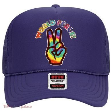 Hippy Tie Dye World Peace Hat