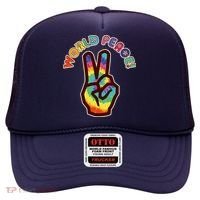 Hippy Tie Dye World Peace Hat thumb 0
