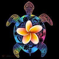 Hawaiian Tie Dye Sea Turtle Backpack thumb 2