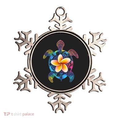Hawaiian Tie Dye Sea Turtle Ornament