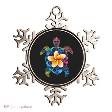 Hawaiian Tie Dye Sea Turtle Ornament