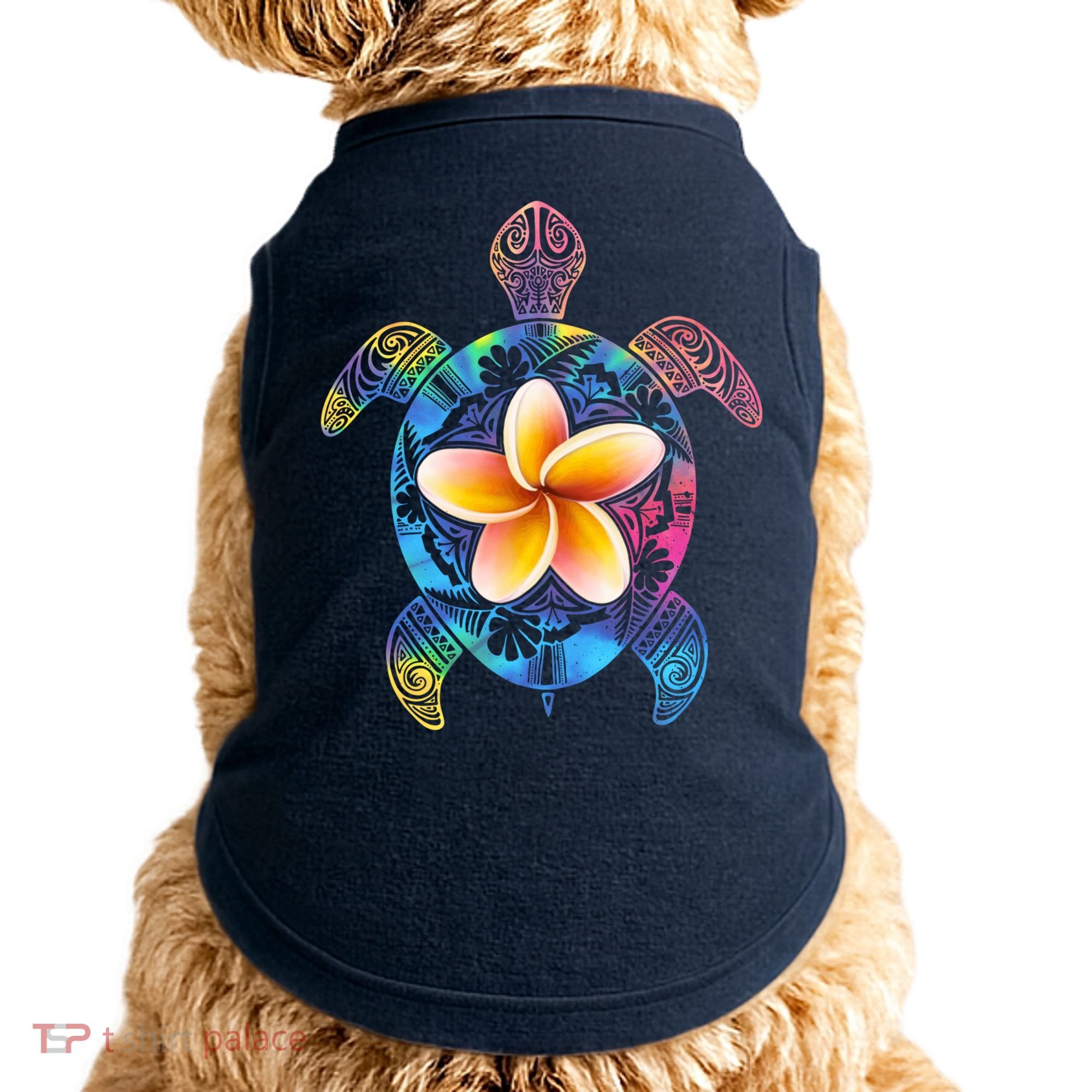 Hawaiian Tie Dye Sea Turtle Doggie Tank