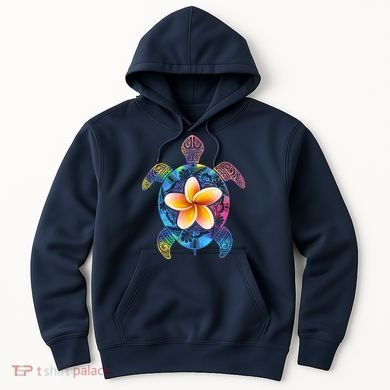 Hawaiian Tie Dye Sea Turtle Hoodie
