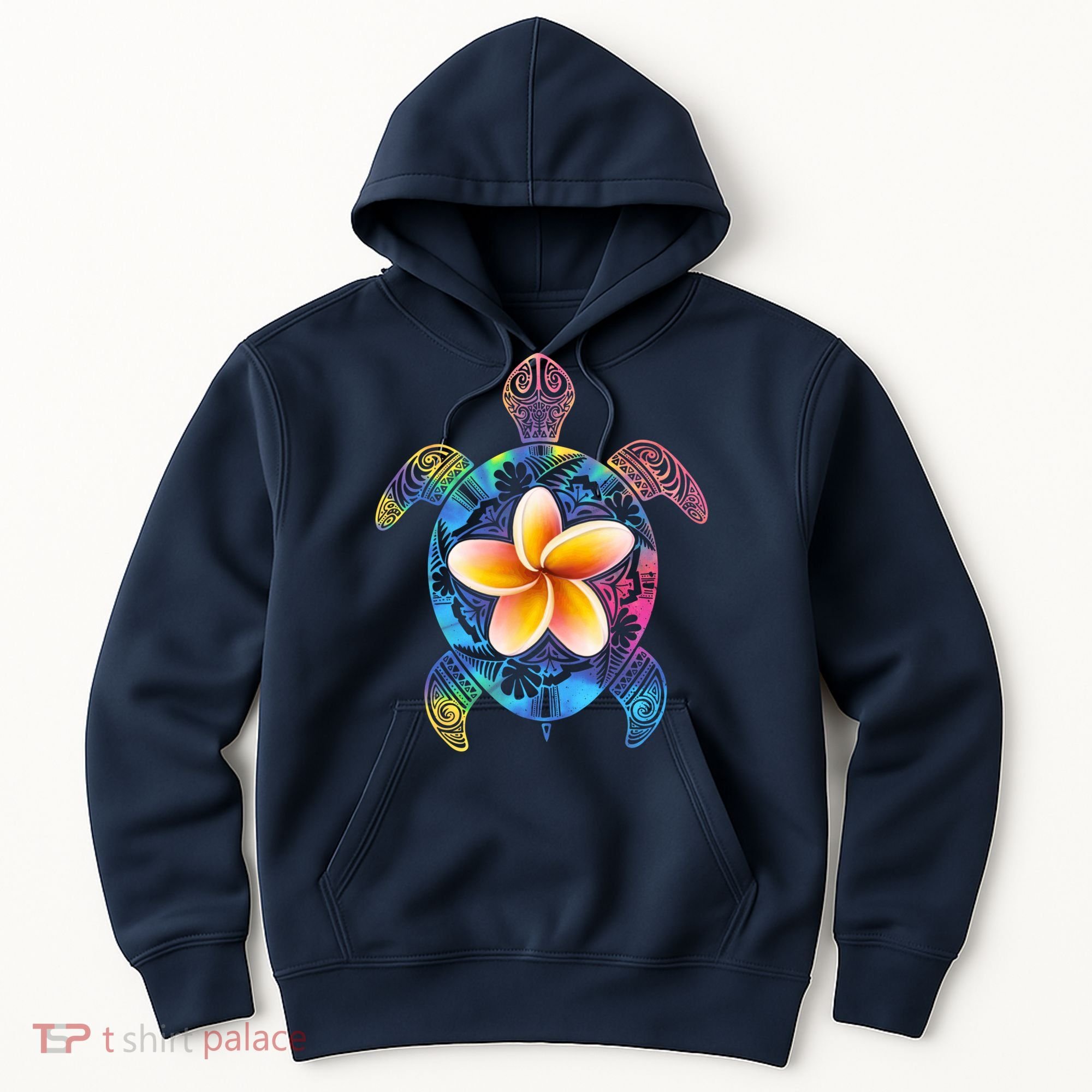 Hawaiian Tie Dye Sea Turtle Hoodie
