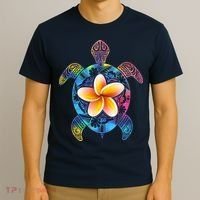 Hawaiian Tie Dye Sea Turtle T-Shirt thumb 3