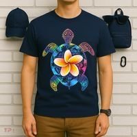 Hawaiian Tie Dye Sea Turtle T-Shirt thumb 6