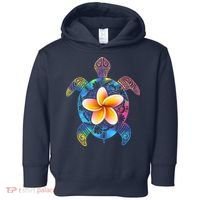 Hawaiian Tie Dye Sea Turtle Toddler Hoodie thumb 0