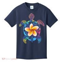Hawaiian Tie Dye Sea Turtle Kids T-Shirt thumb 0