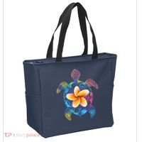 Hawaiian Tie Dye Sea Turtle Tote Bag thumb 2