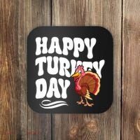 Happy Turkey Day Thanksgiving Holiday Coaster thumb 0