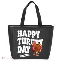 Happy Turkey Day Thanksgiving Holiday Tote Bag thumb 0