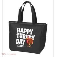 Happy Turkey Day Thanksgiving Holiday Tote Bag thumb 3
