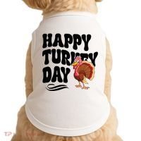 Happy Turkey Day Thanksgiving Holiday Doggie Tank thumb 0